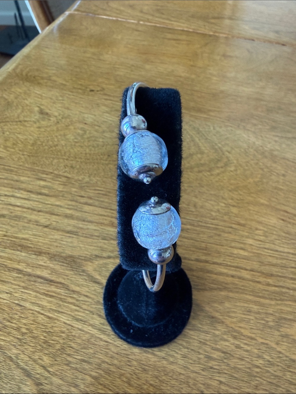 Sterling silver bypass bracelet